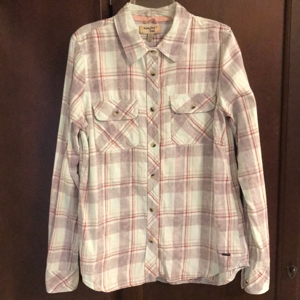Triple Five Soul flannel top